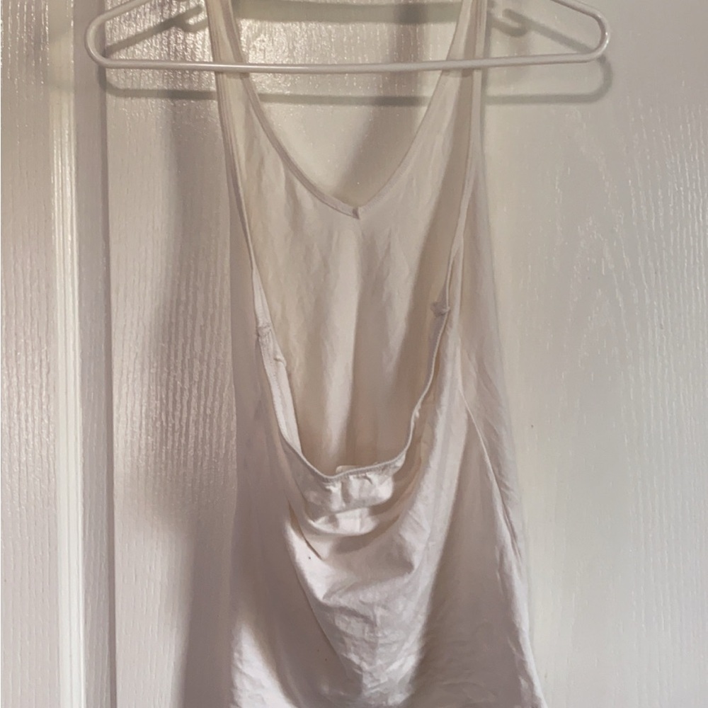 Women's White Sleeveless Top - Picture 2 of 3